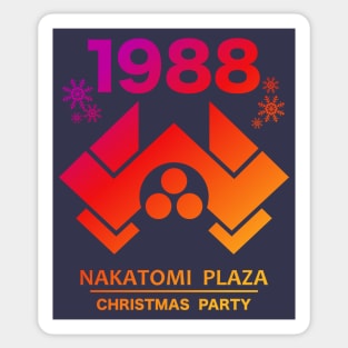 1988 Nakatomi Plaza Christmas Party Sticker